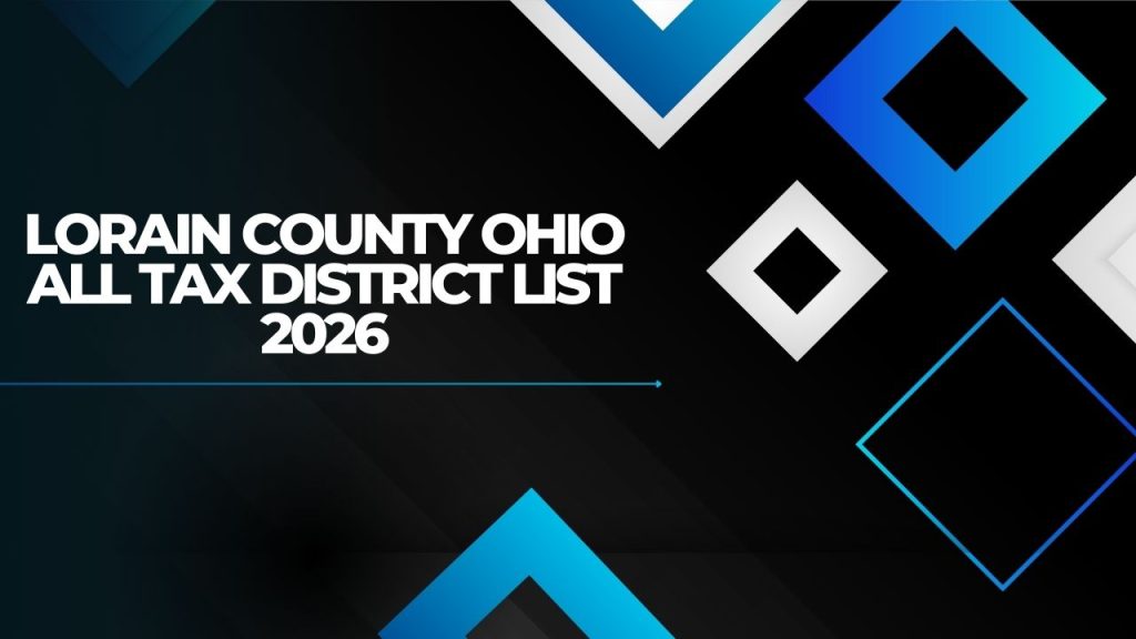 Lorain County Ohio All Tax District List 2026