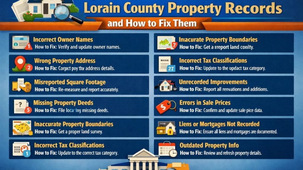 Top 10 Common Mistakes on Lorain County Property Records and How to Fix Them